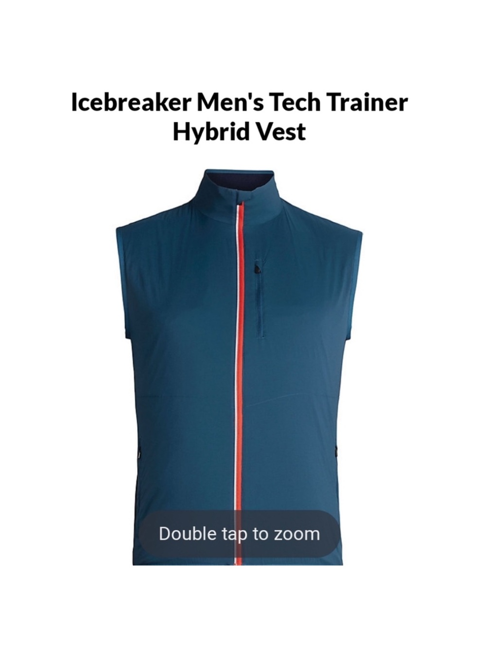 Icebreaker Tech Trainer Hybrid Vest Merino Wool